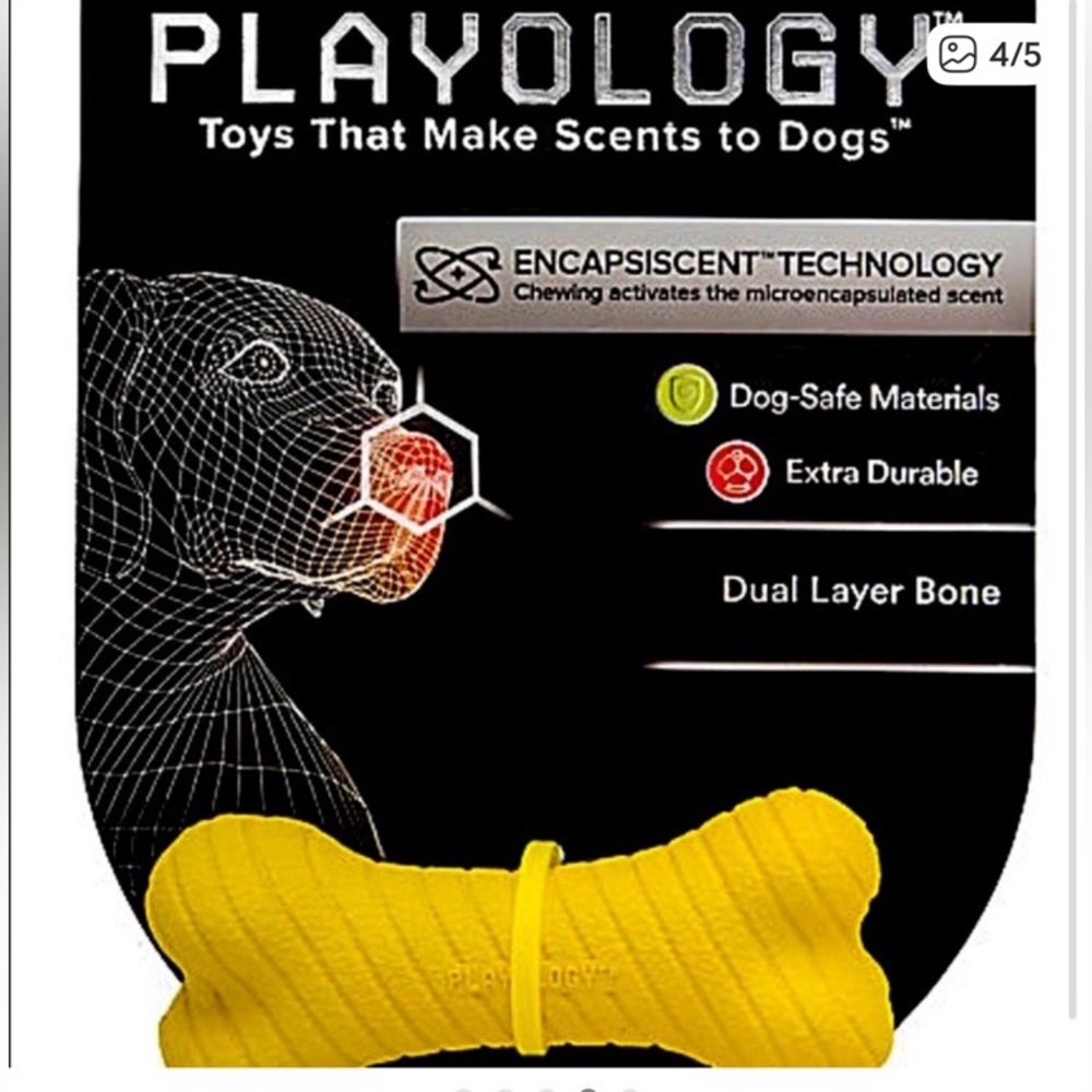 🆕 PLAYOLOGY - Chicken Scented Toy Bone